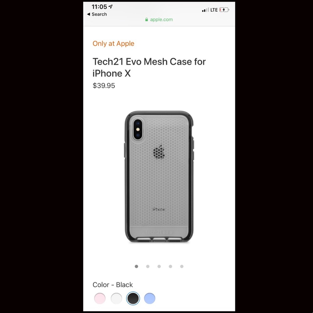 iPhone X Tech21 case